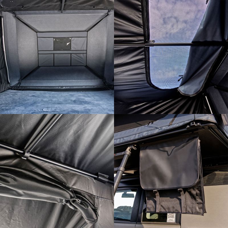 Tenda da tetto per 2 persone OFFLANDER Fold Y 150 black 6