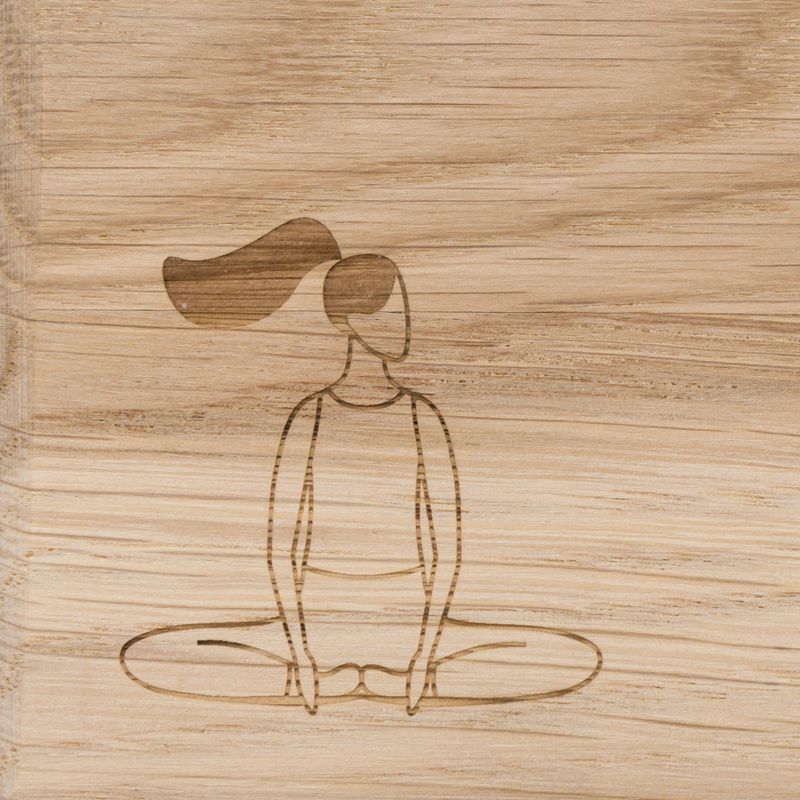 Yoga cubo Gioia in me Crescere ed espandersi marrone 7