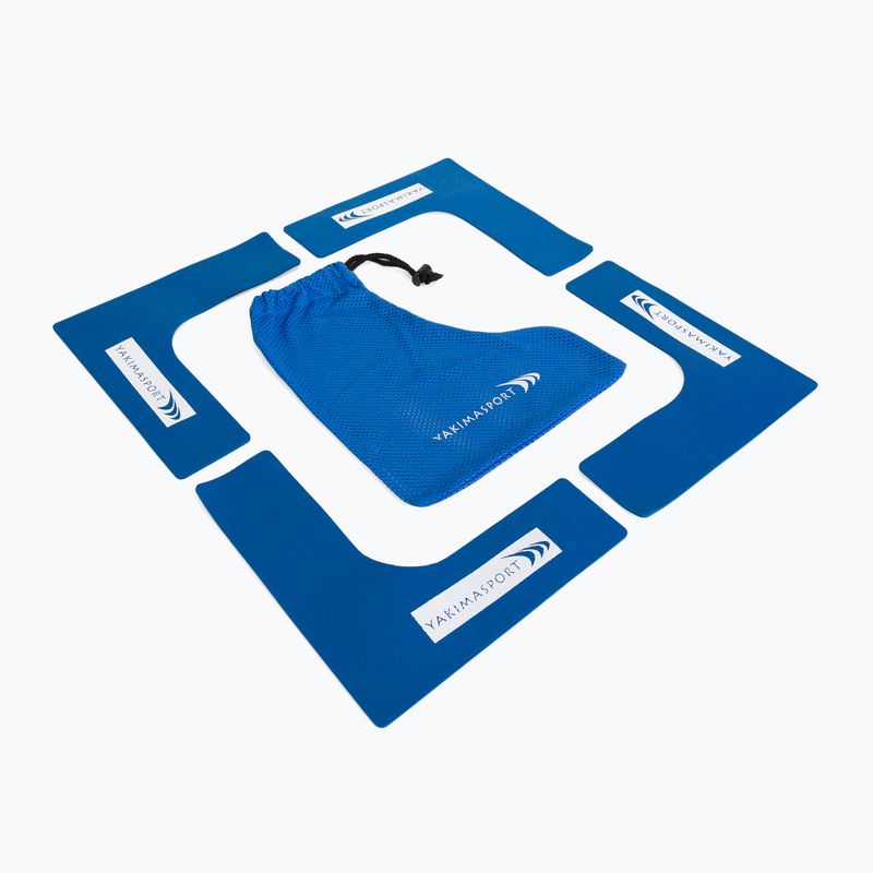 Marcatori di campo Yakimasport Marcatori d'angolo blu fluo