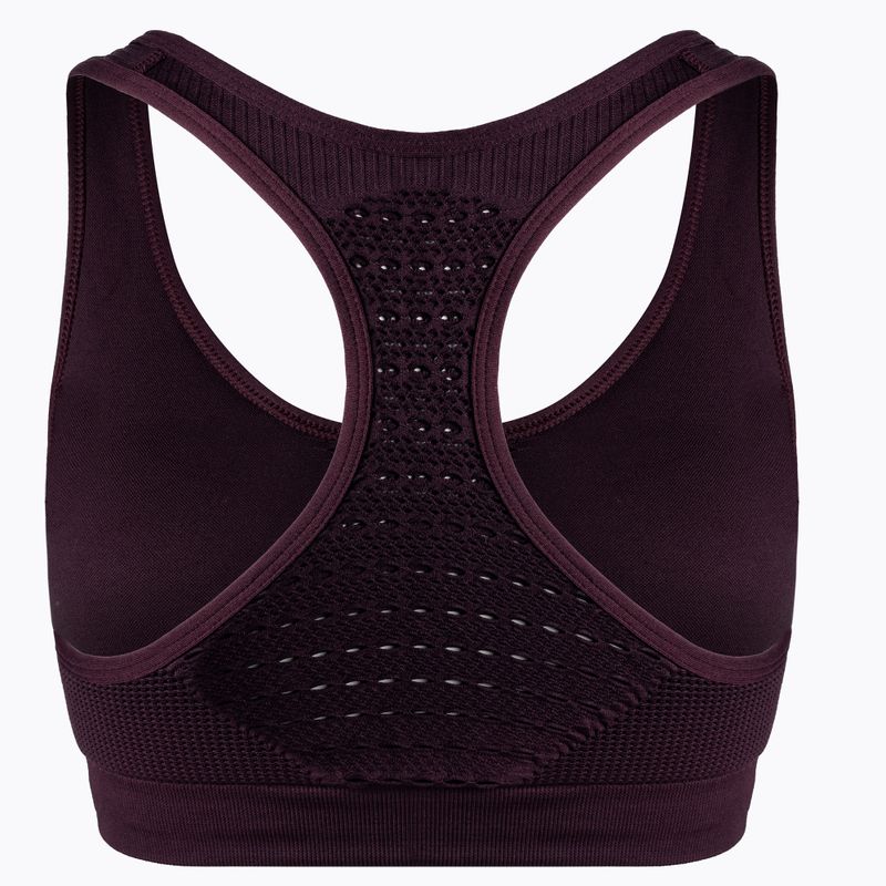 Reggiseno fitness Carpatree Phase Seamless bordeaux 2