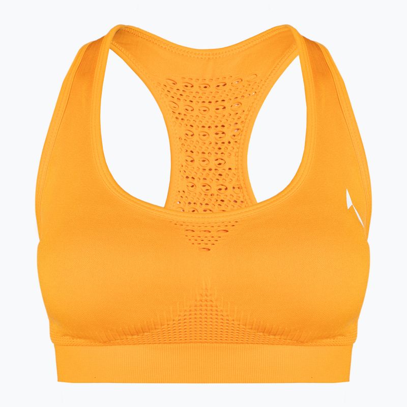 Carpatree Phase Reggiseno fitness senza cuciture giallo oro 3