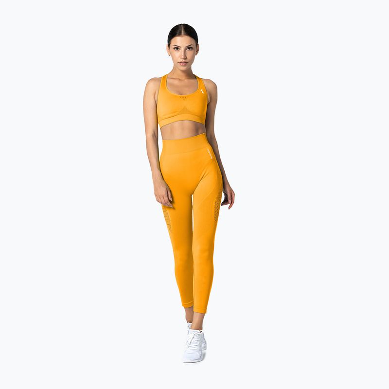 Leggings donna Carpatree Phase Seamless giallo oro 2