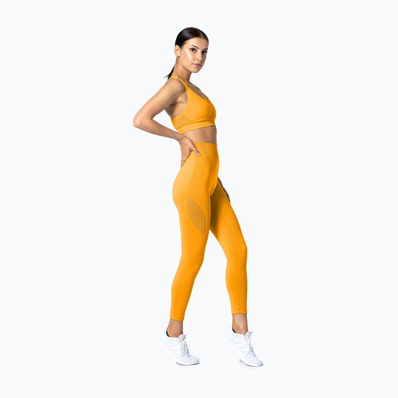 Leggings donna Carpatree Phase Seamless giallo oro 4