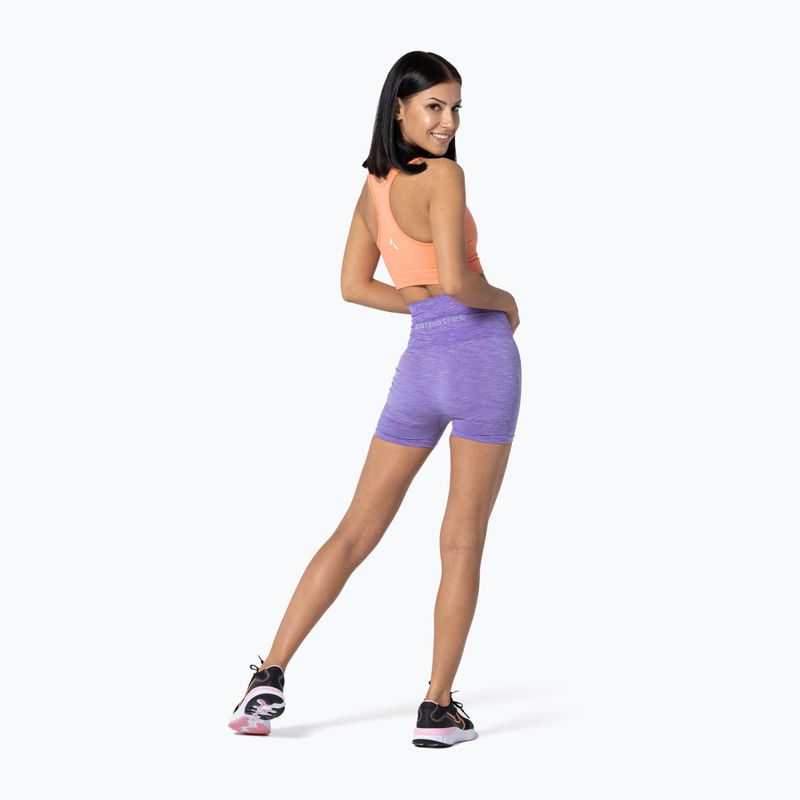 Pantaloncini da donna Carpatree senza cuciture Modello One viola melange 5