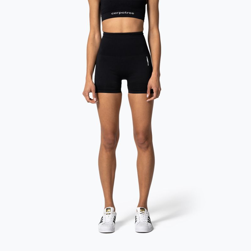 Pantaloncini da donna Carpatree senza cuciture Modello One nero