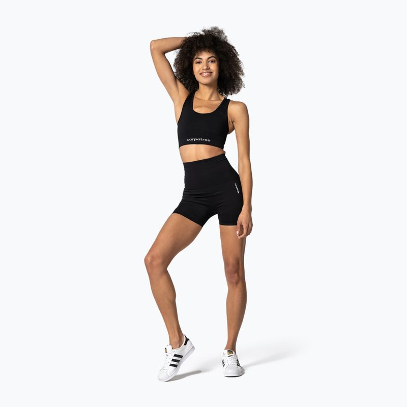 Pantaloncini da donna Carpatree senza cuciture Modello One nero 4