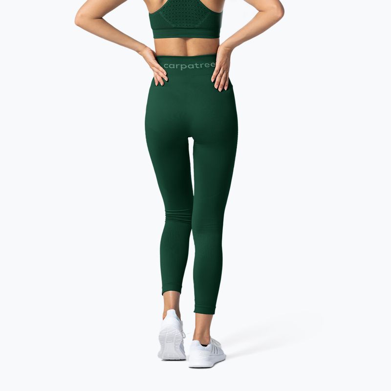 Leggings donna Carpatree Phase Seamless verde bottiglia 3