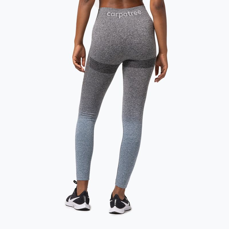 Carpatree Phase Donna Leggings senza cuciture grigio/navy ombreggiato 2
