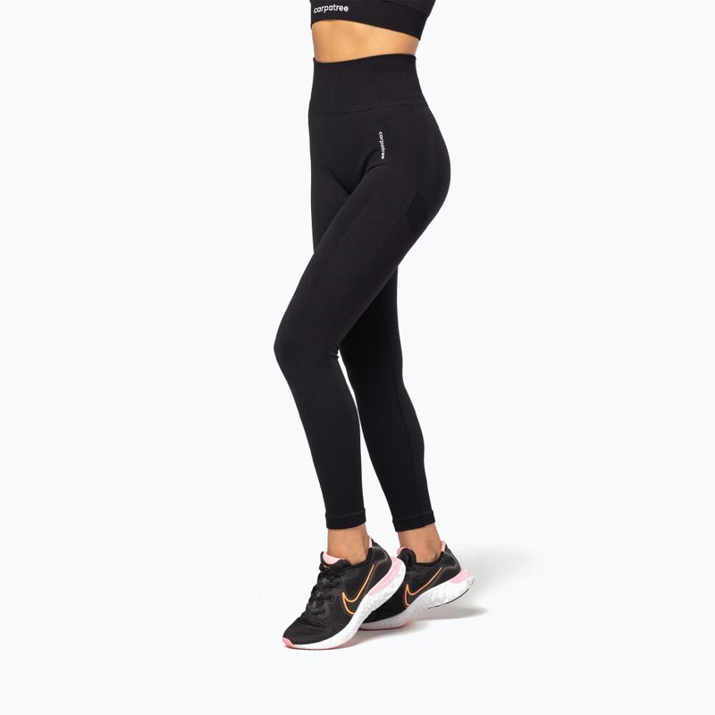 Leggings da allenamento donna Carpatree Allure Seamless nero