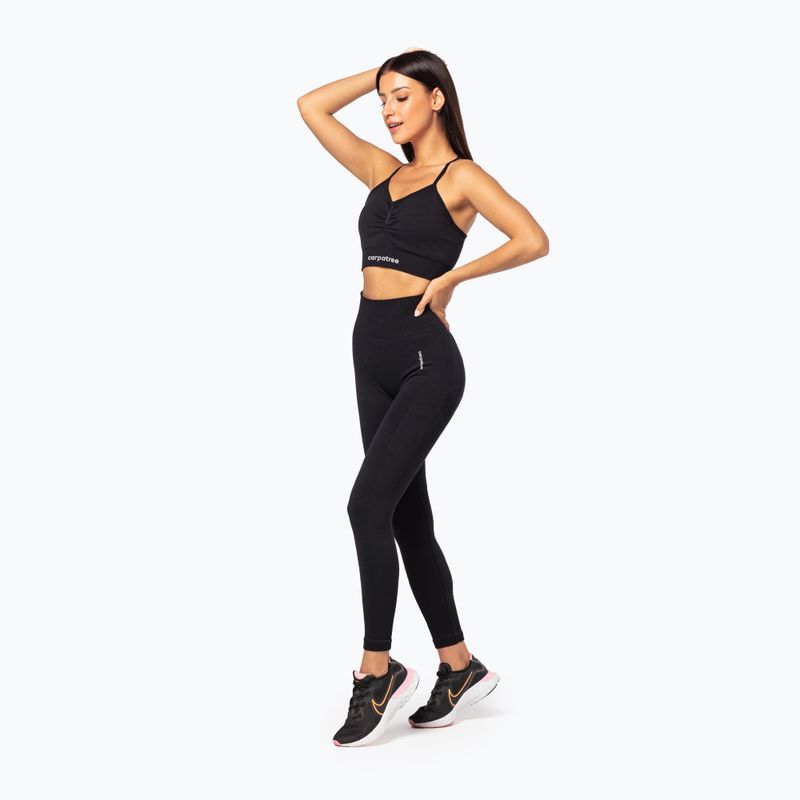 Leggings da allenamento donna Carpatree Allure Seamless nero 2