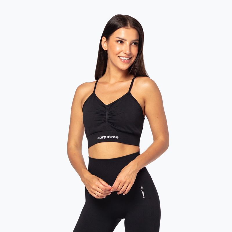 Reggiseno fitness Carpatree Allure Seamless nero 4