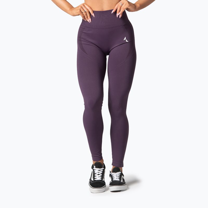 Leggings da allenamento da donna Carpatree Arcade Seamless viola/navy cosmos