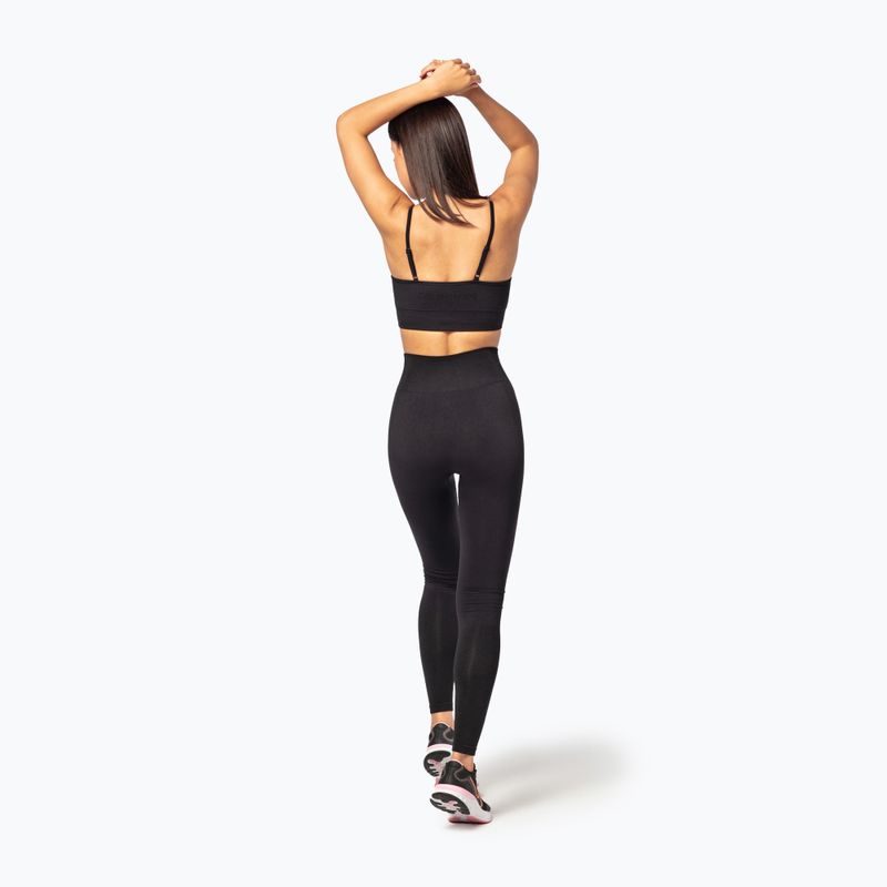 Leggings da allenamento donna Carpatree Vibe Seamless nero 2