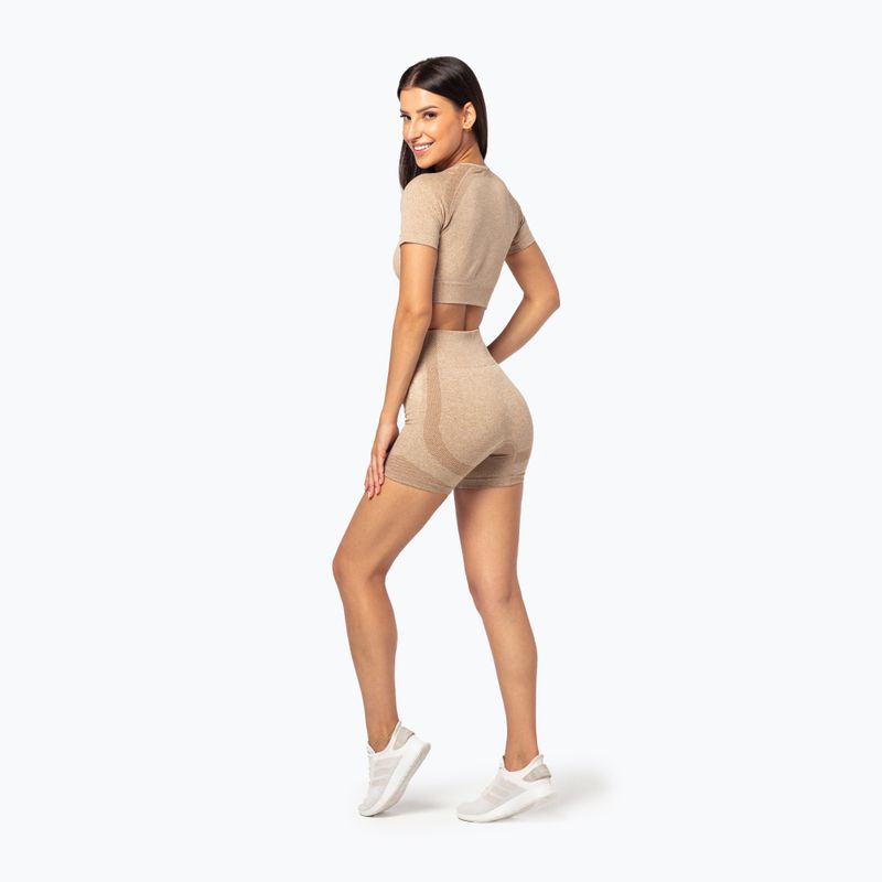 Pantaloncini da donna Carpatree Vibe Seamless beige melange 2