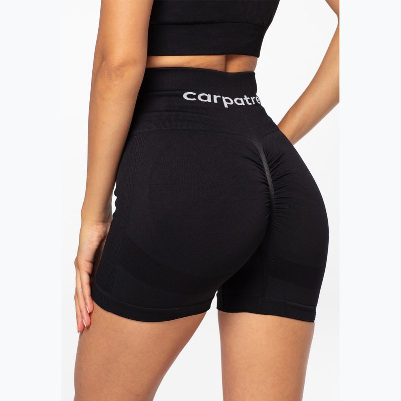 Pantaloncini da allenamento donna Carpatree Allure Seamless nero 4