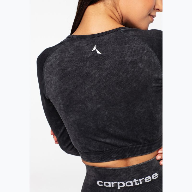 Top da allenamento donna Carpatree Yasmine Seamless Longsleeves nero 4