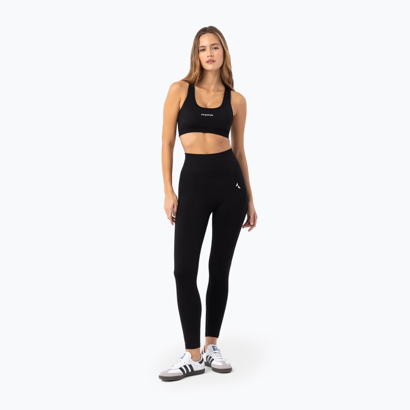 Leggings da allenamento da donna Carpatree Blaze Seamless nero 2