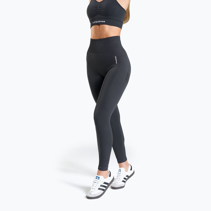 Leggings da allenamento donna Carpatree Allure Seamless titanium grey