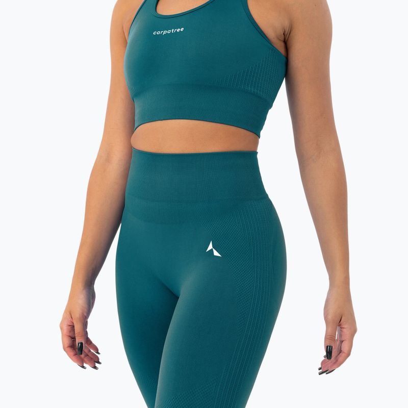 Leggings da allenamento da donna Carpatree Blaze Seamless blu oceano profondo 4