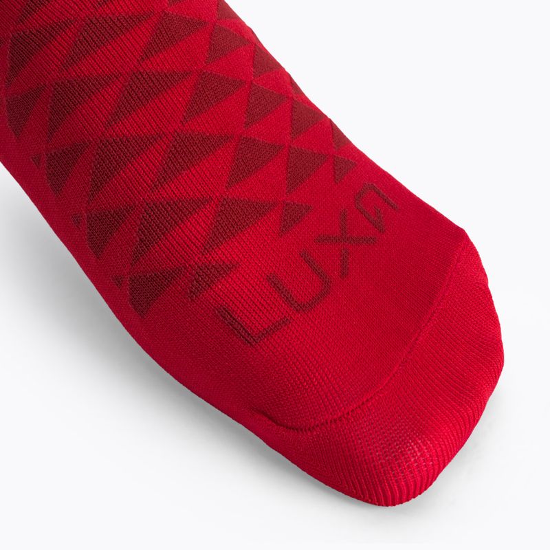 Calze da ciclismo Luxa Rosso asimmetrico 4