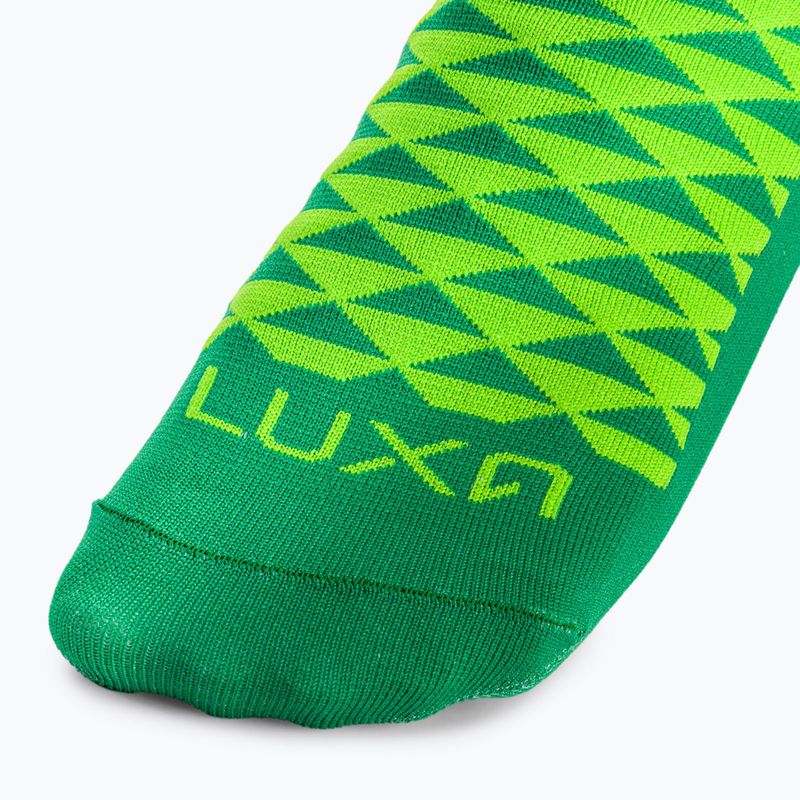 Calze da ciclismo Luxa Verde asimmetrico 4