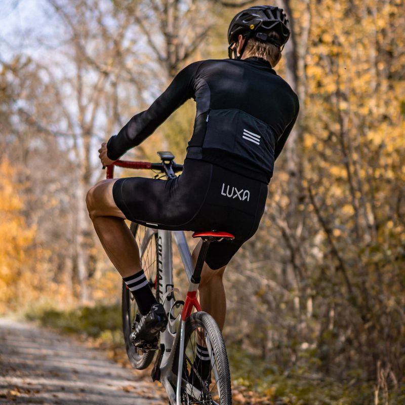 Calze da ciclismo nere Luxa Night 6