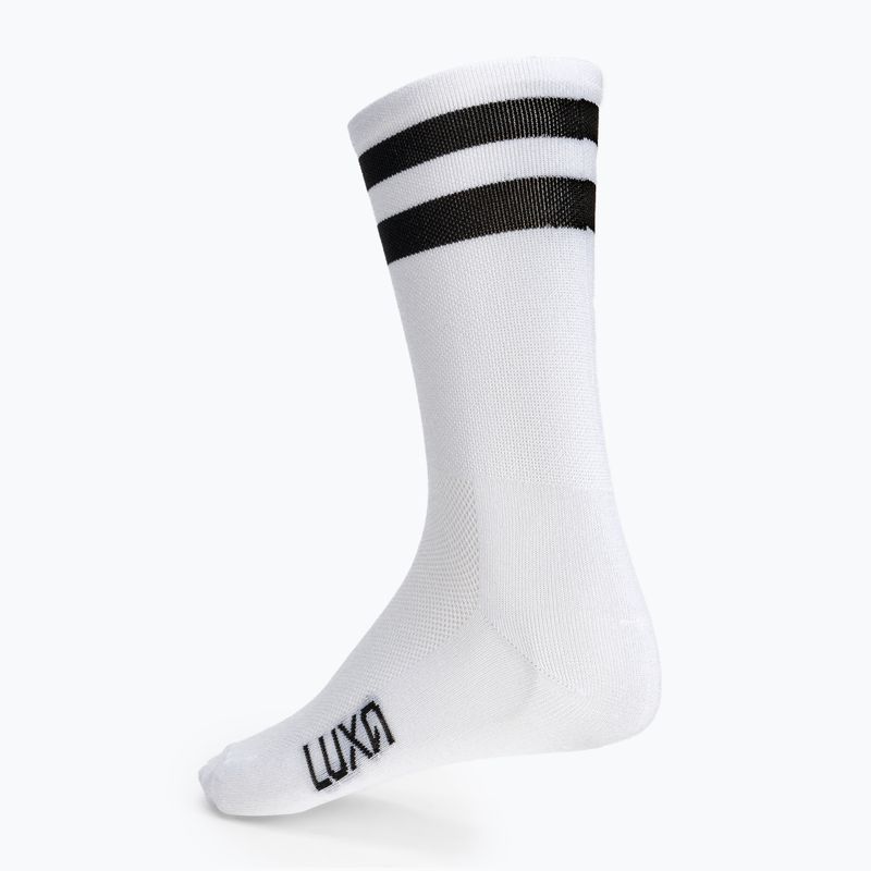 Calze da ciclismo Luxa Night bianche 3