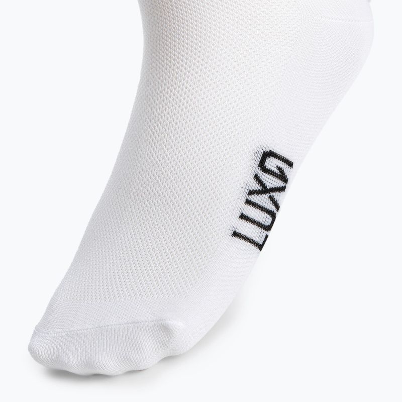 Calze da ciclismo Luxa Night bianche 4