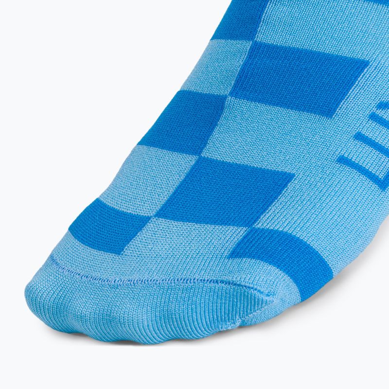 Calzini da ciclismo Luxa Squares blu 4