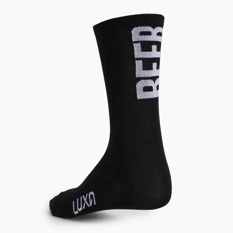 Calze da ciclismo Luxa Beer Ride nero 4