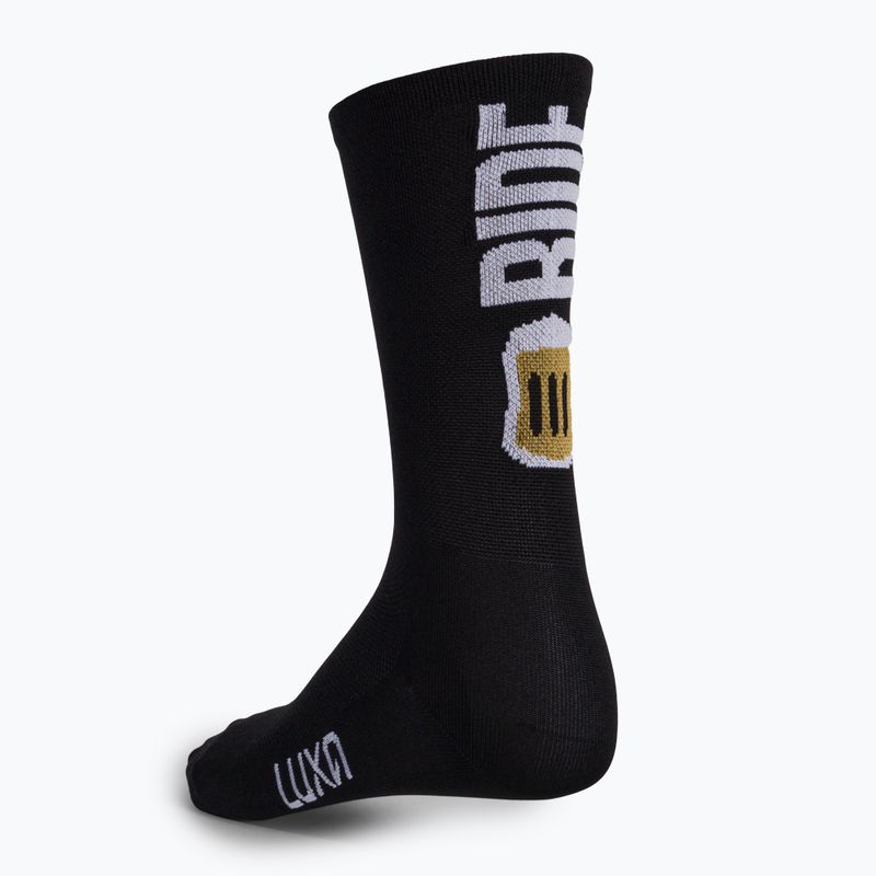 Calze da ciclismo Luxa Beer Ride nero 5
