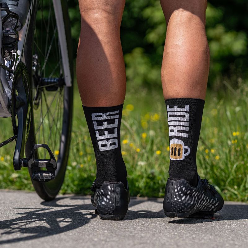 Calze da ciclismo Luxa Beer Ride nero 7