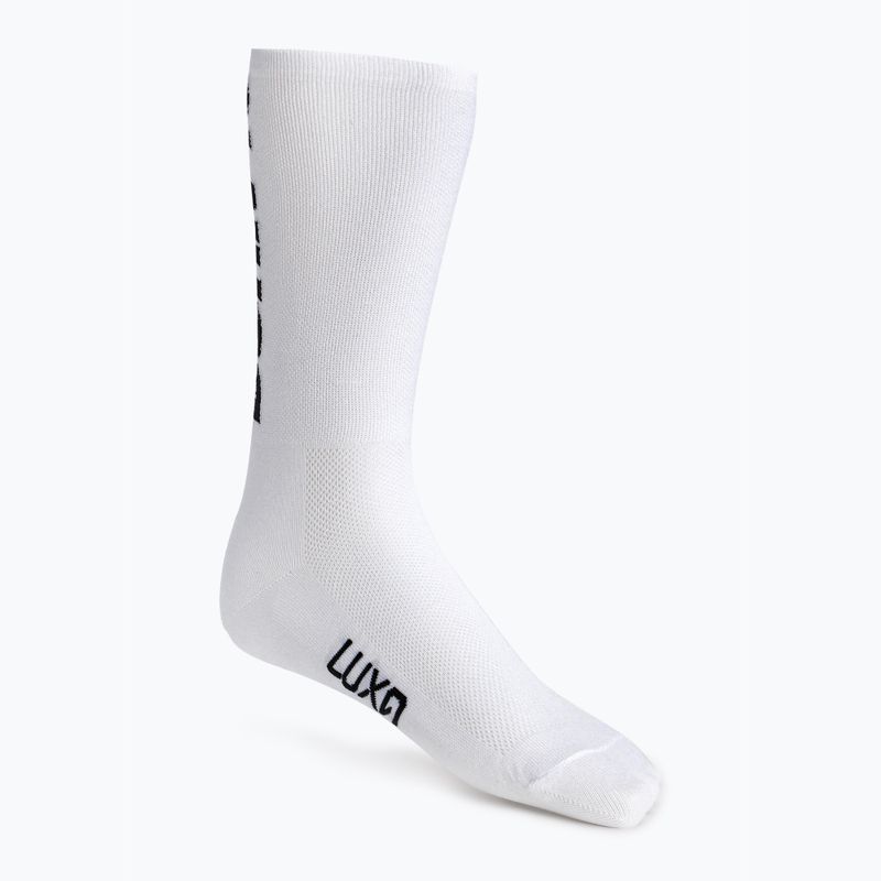 Luxa Born to Climb calze da ciclismo bianche