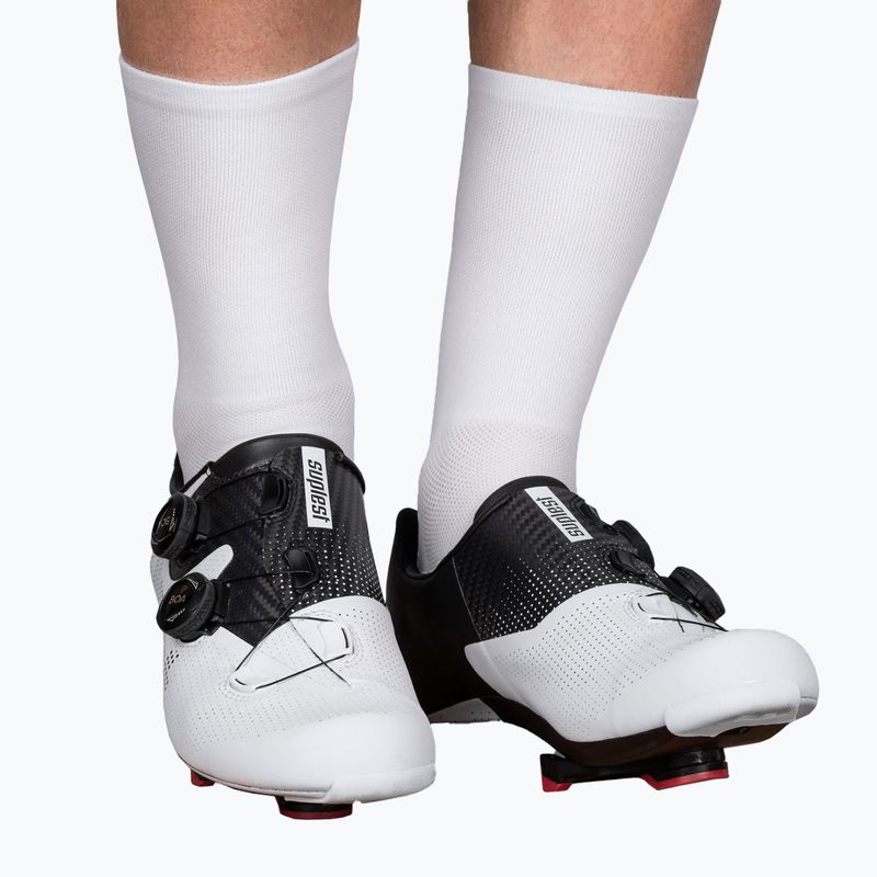 Luxa Born to Climb calze da ciclismo bianche 3