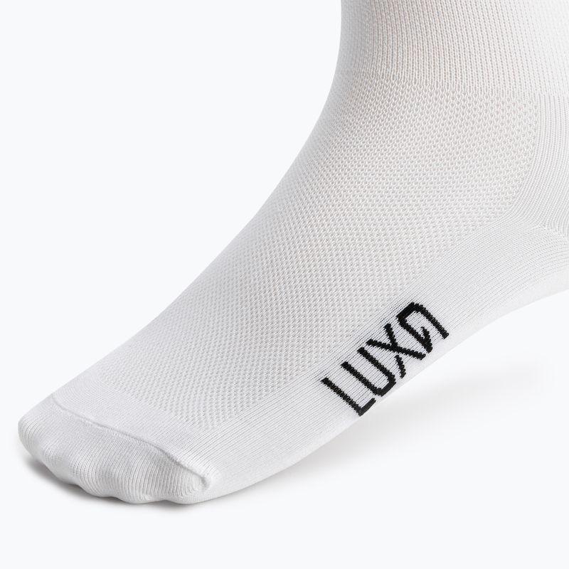 Calze da ciclismo da donna Luxa Girls Power bianco 6