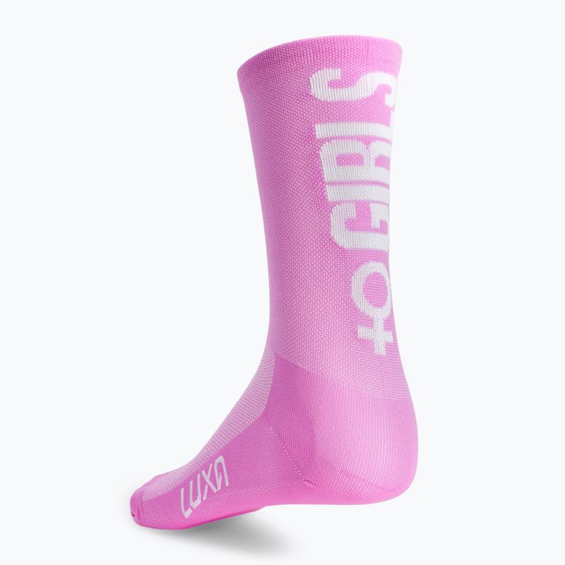 Luxa Girls Power calze da ciclismo da donna liliac 4