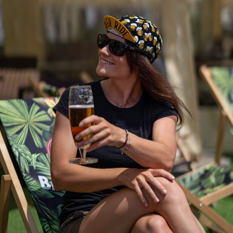 Berretto da ciclismo Luxa Beer Ride nero 2