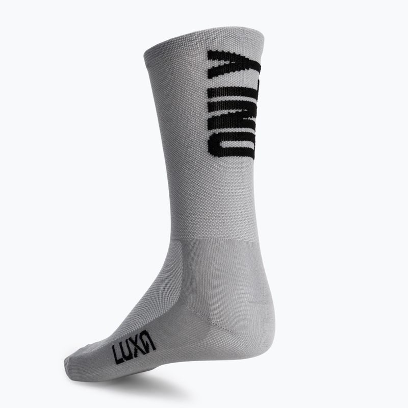 Calze da ciclismo Luxa Only Gravel grigio 4