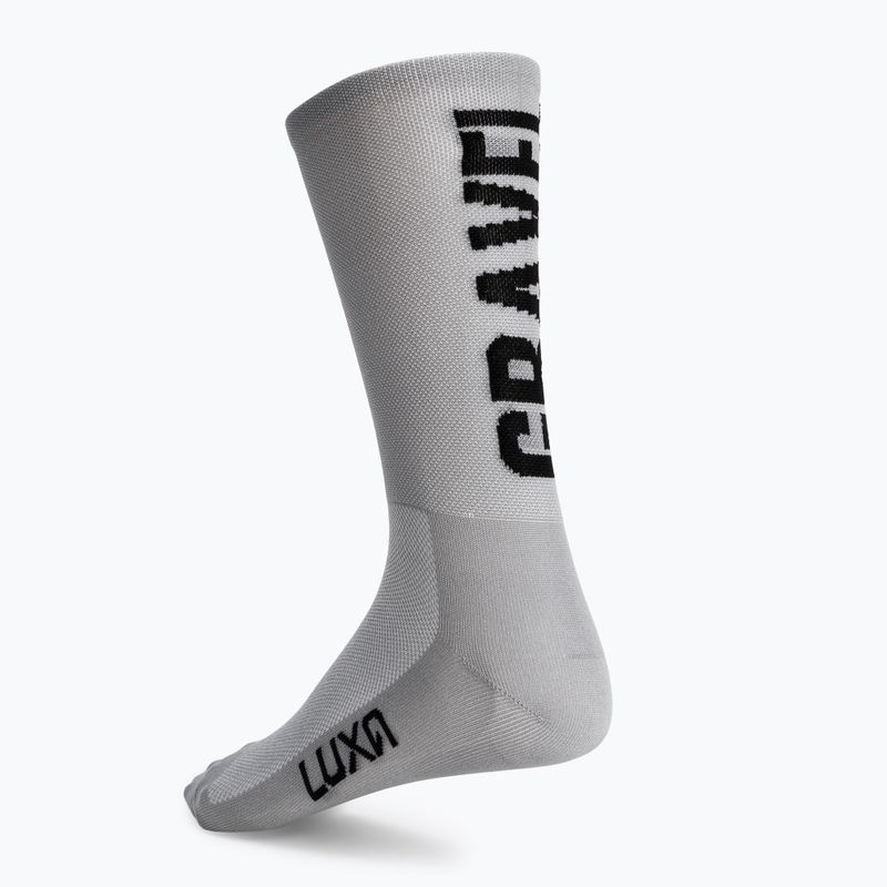 Calze da ciclismo Luxa Only Gravel grigio 5