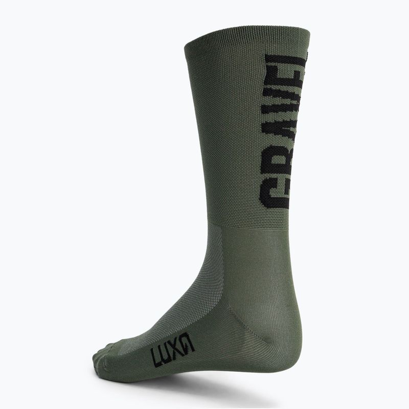 Calze da ciclismo Luxa Only Gravel khaki 5
