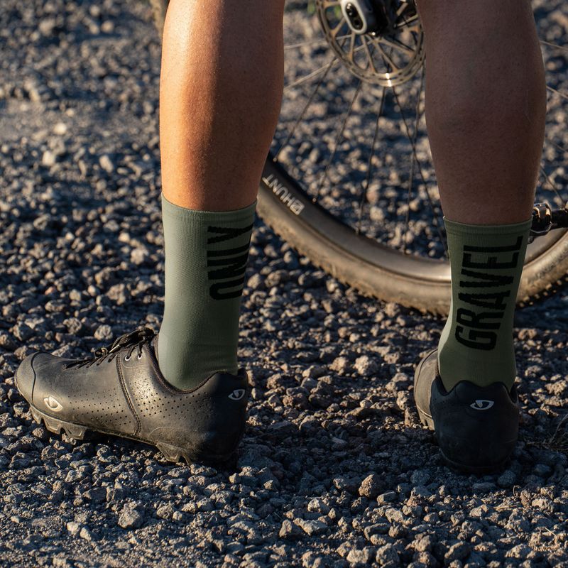 Calze da ciclismo Luxa Only Gravel khaki 7
