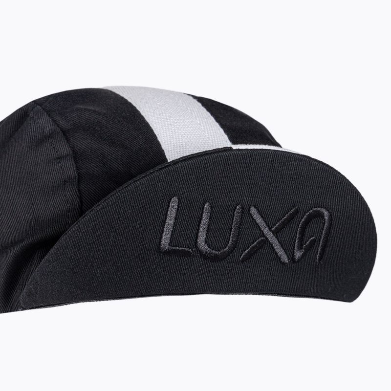 Berretto da ciclismo Luxa Classic Stripe nero 8