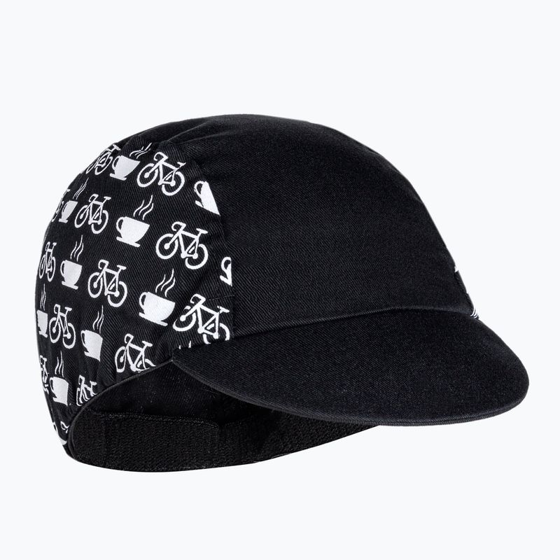 Cappellino da ciclismo Luxa Coffee Ride nero