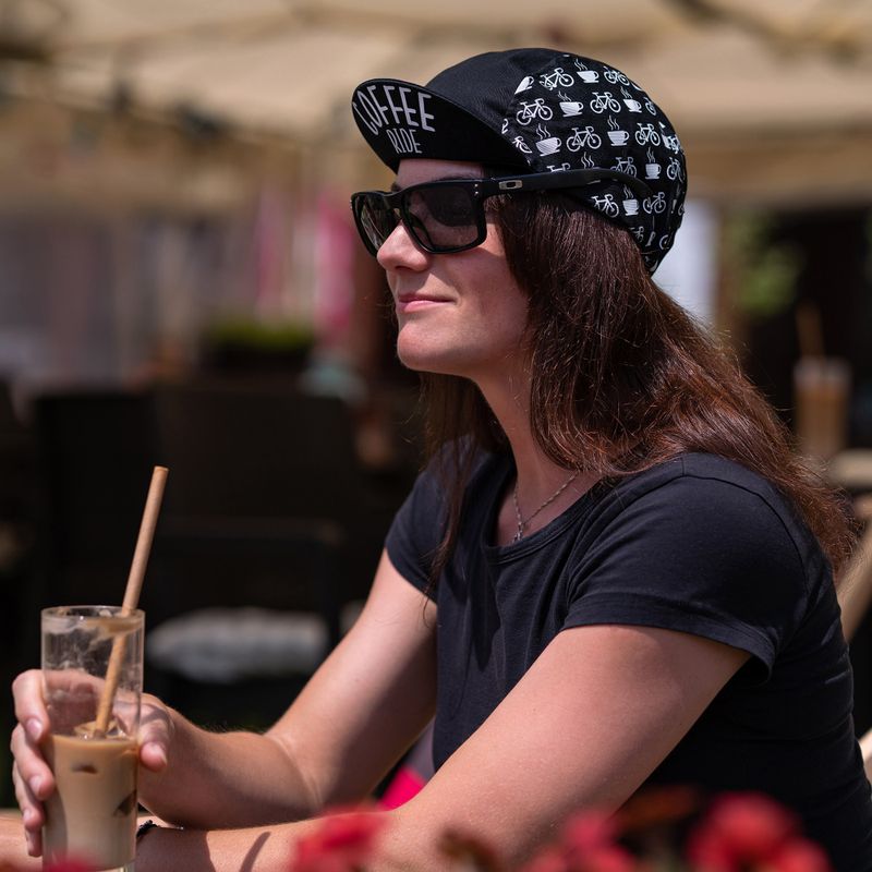 Cappellino da ciclismo Luxa Coffee Ride nero 2