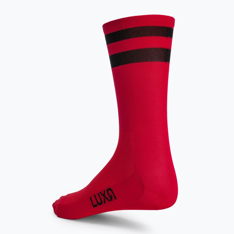 Calze da ciclismo Luxa Night rosse 3