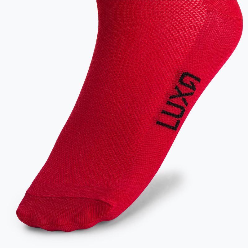 Calze da ciclismo Luxa Night rosse 4