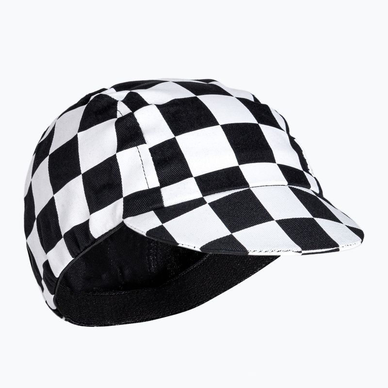Berretto da ciclismo Luxa Squares bianco/nero