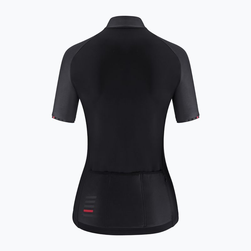 Maglia ciclismo donna Quest Stone nero 2