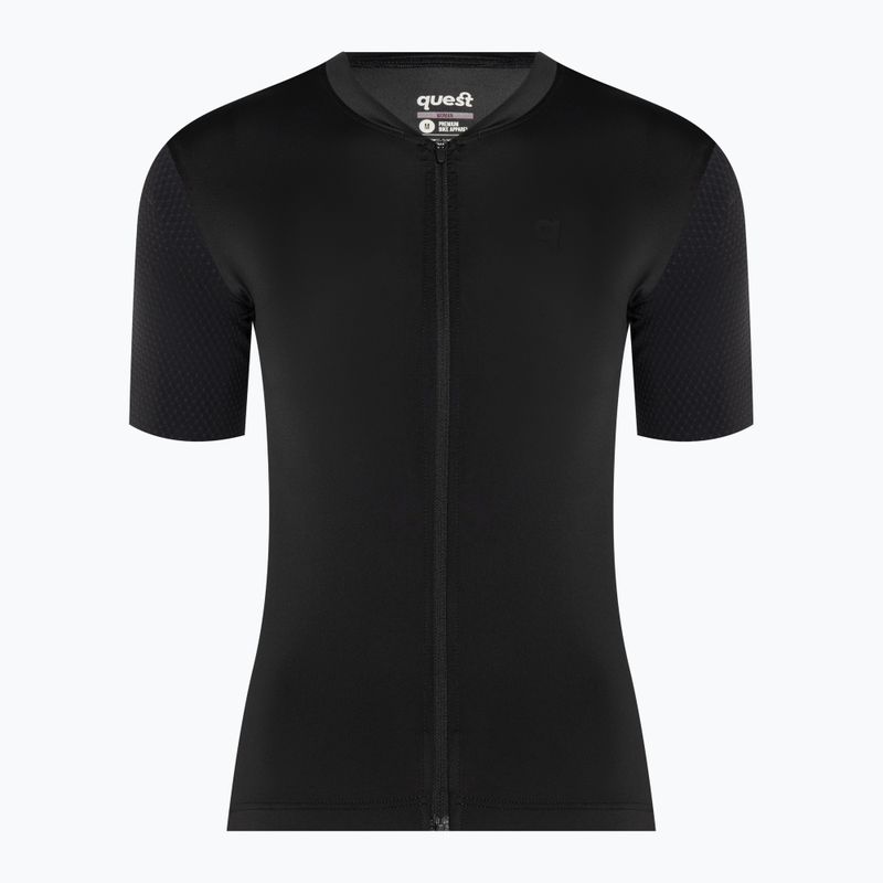 Maglia ciclismo donna Quest Racing Aero nero