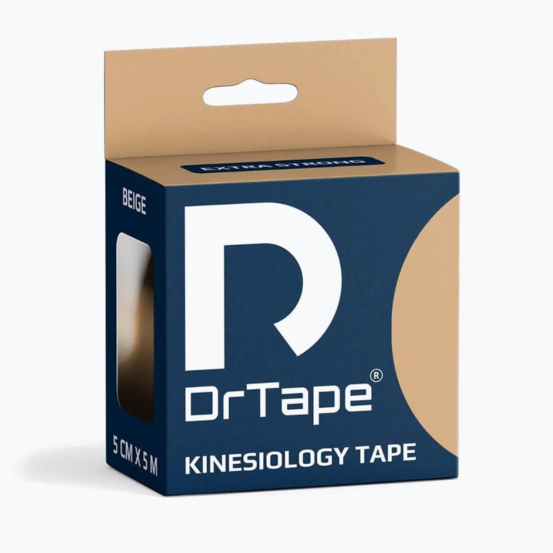 Nastro per kinesiotaping DrTape Kinesiology Tape beige 4